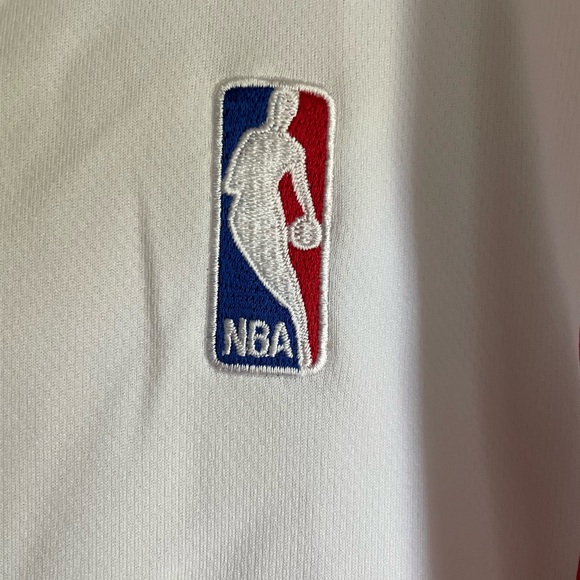 Adidas NBA Jersey Houston Rockets Chandler Parsons White XL EUC Basketball - Picture 6 of 9